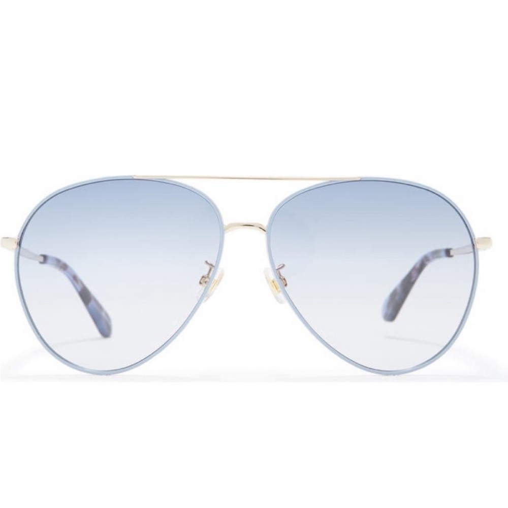 KATE SPADE New York Carolane Special Fit Polarized Aviator Sunglasses, 61mm, OS